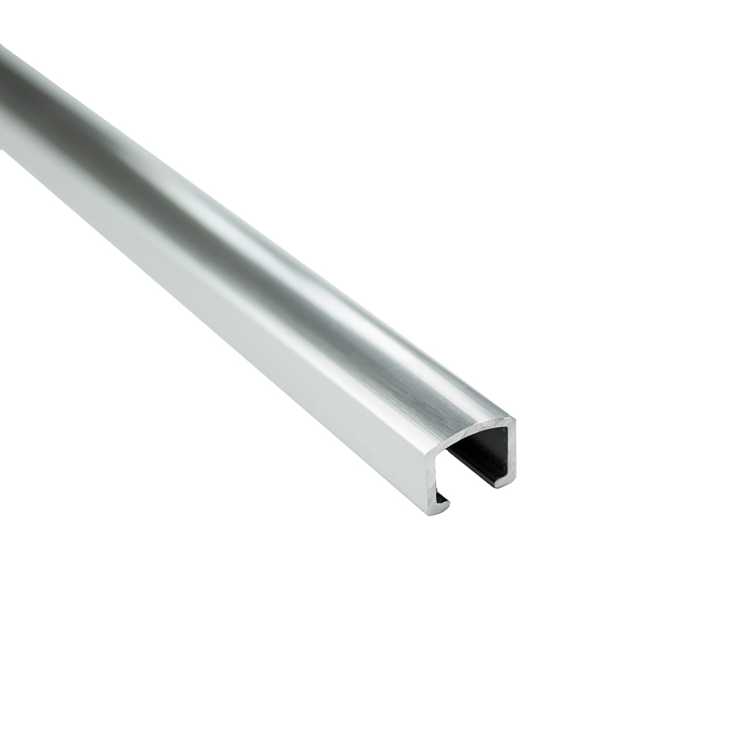 Alu U-Profil Bordüre Fliesenschiene Dekoration silber L270cm 10mm poliert