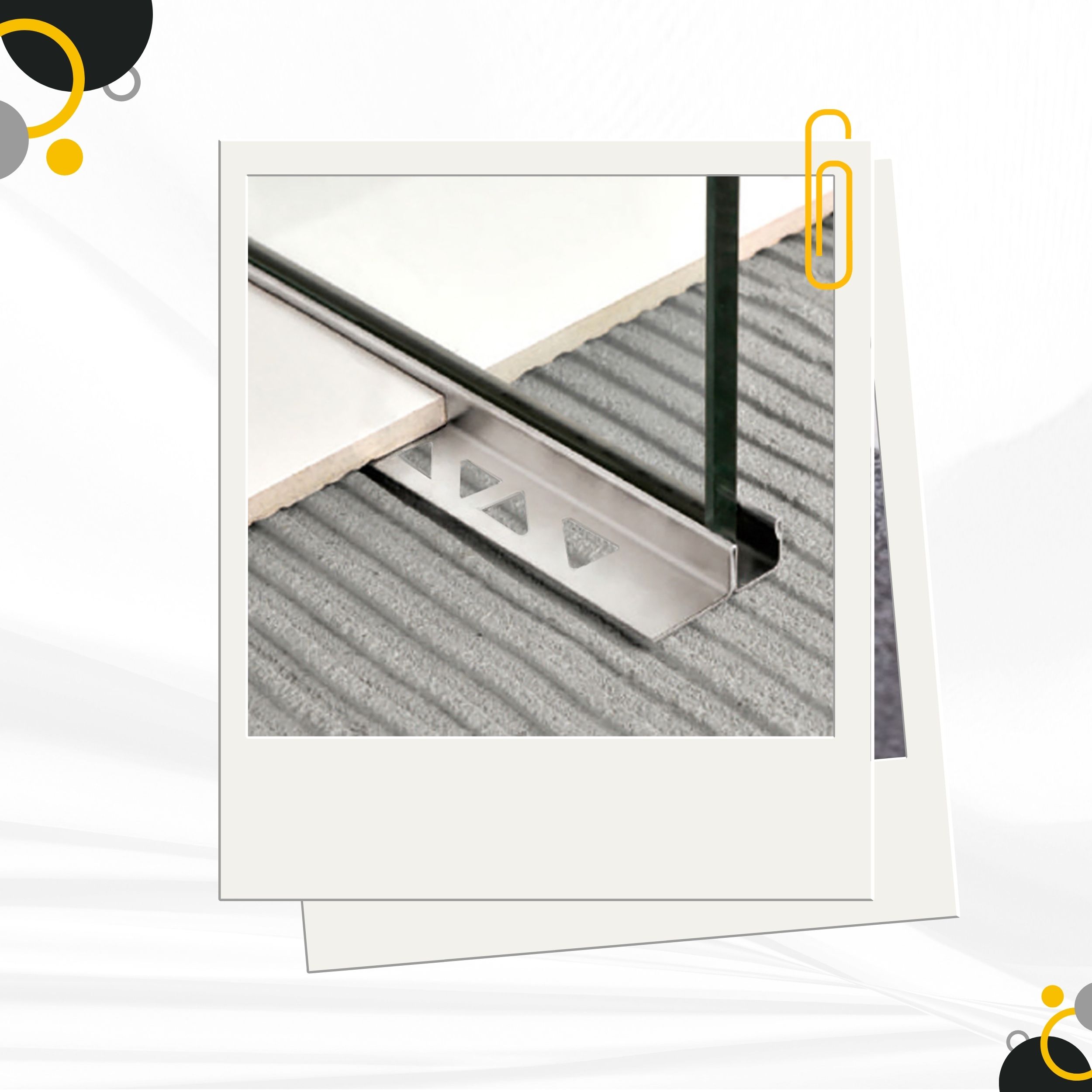 Glas-Fliesenprofil Edelstahl Klemmprofil Wandprofil V2A 2m H12.5mm 11mm-Glas gebürstet Glas-Fliesenprofil Edelstahl Klemmprofil Wandprofil V2A 2m H12.5mm 13mm-Glas glänzend