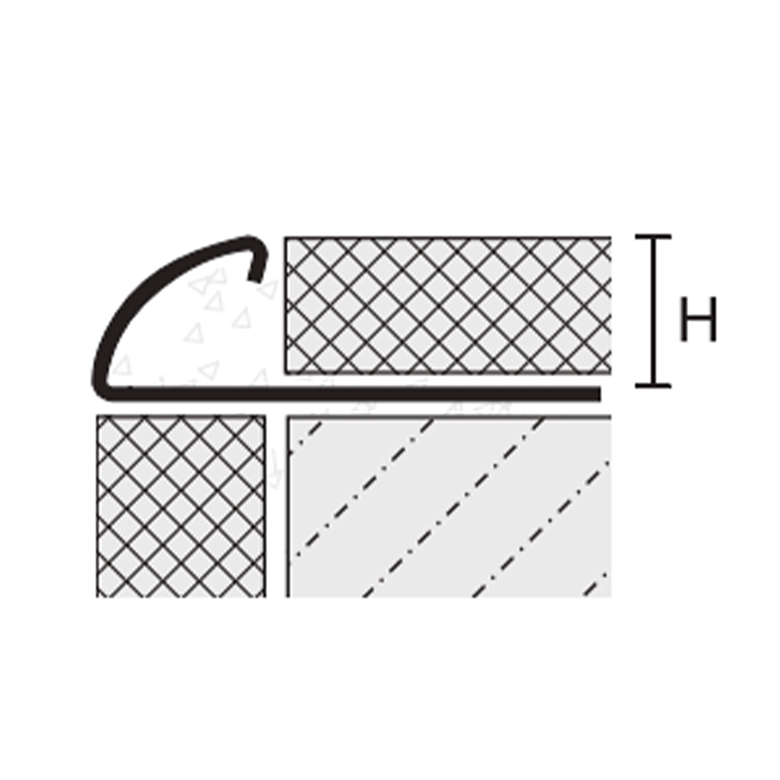 40x Viertelkreis Edelstahlschiene Fliesenschiene Fliesenprofil 10mm gebürstet 40x Viertelkreis Edelstahlschiene Fliesenschiene Fliesenprofil 10mm gebürstet