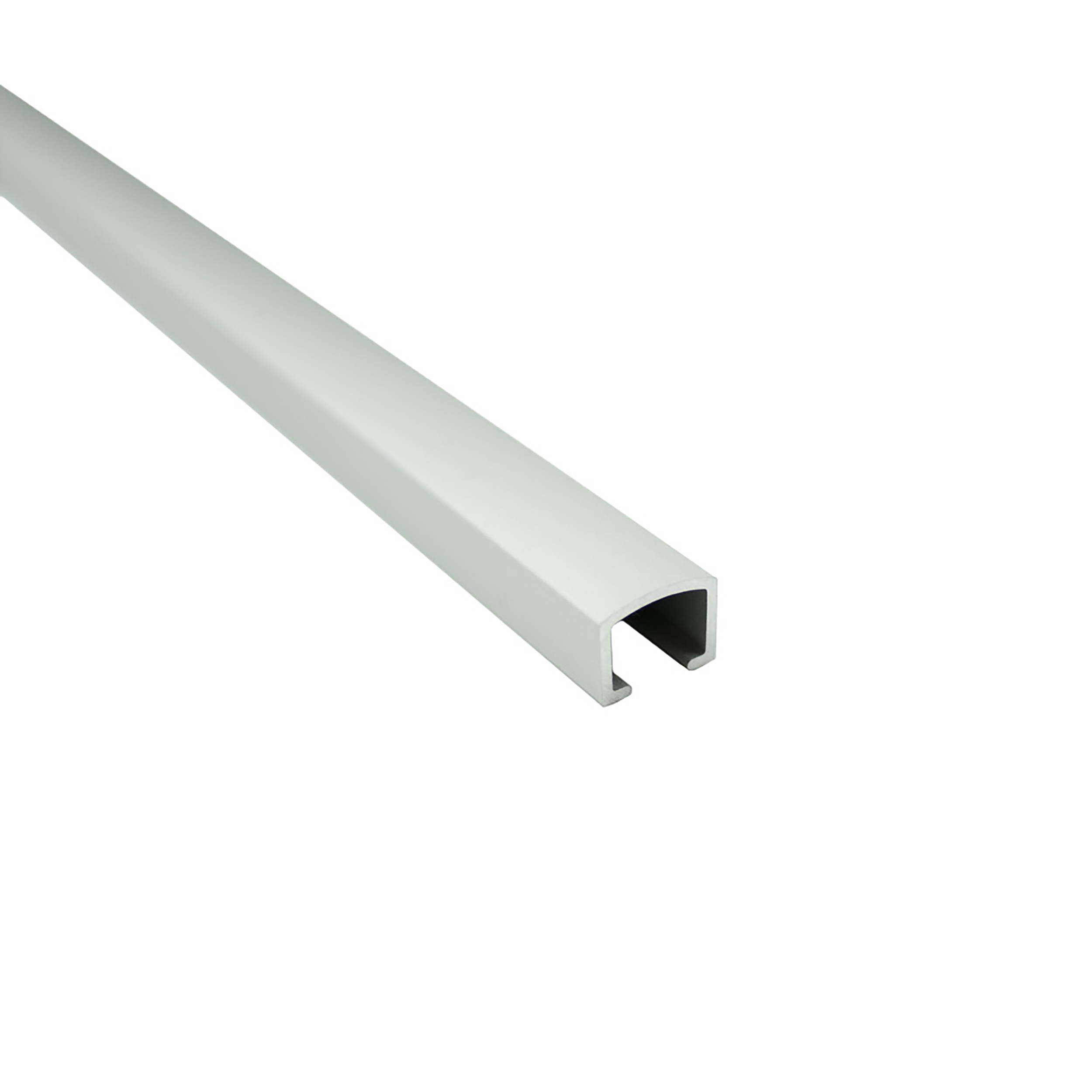 Alu U-Profil Bordüre Fliesenschiene Dekoration silber L270cm 10mm matt